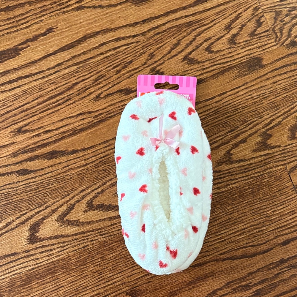 Women's Cozy Heart Patterned Slippers